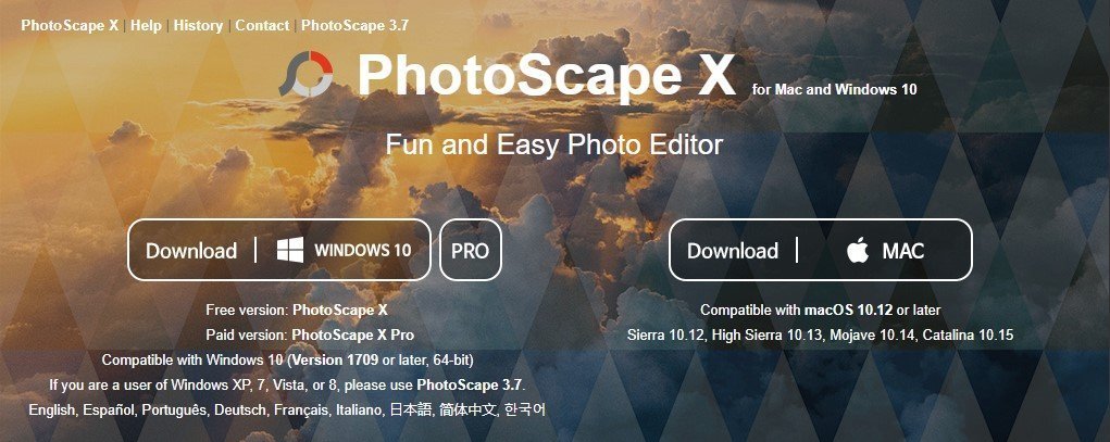 Adobe Photoshop Alternatifi Programlar - PhotoScape X