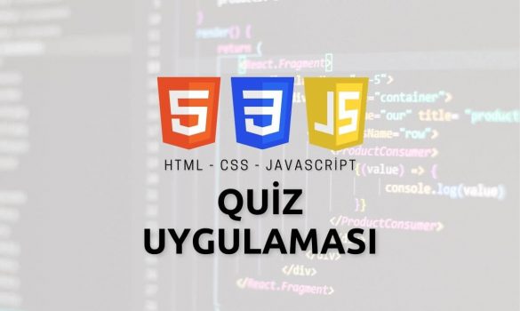 HTML CSS ve Javascript İle Quiz Uygulaması