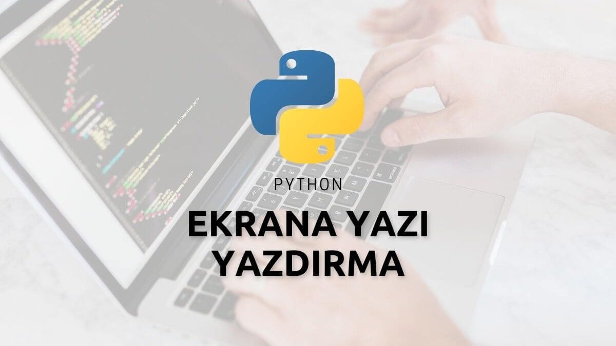 Python Ekrana Yazı Yazdırma