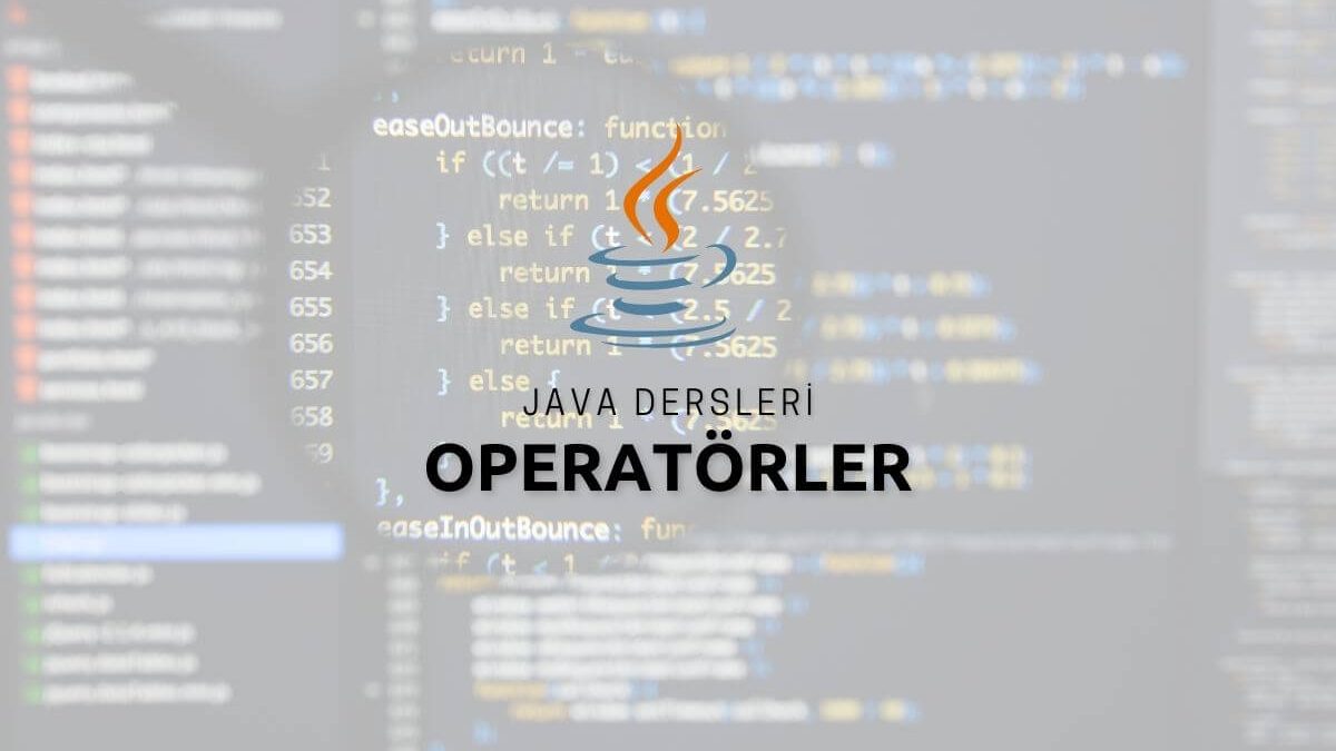 Java Operatörler