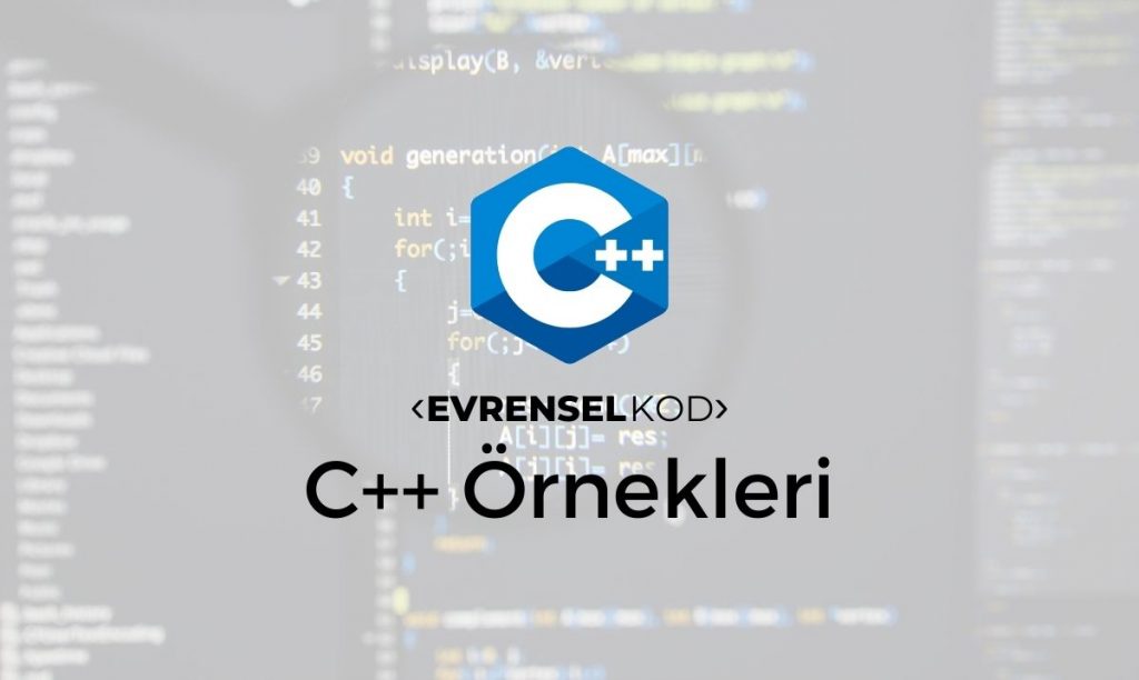 C++ Örnekleri