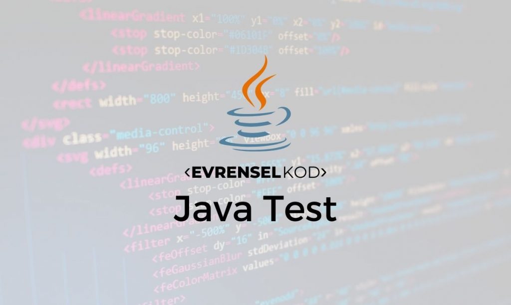 Java Test Soruları