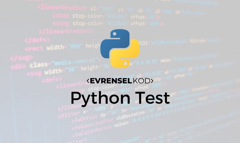 Python Test Soruları