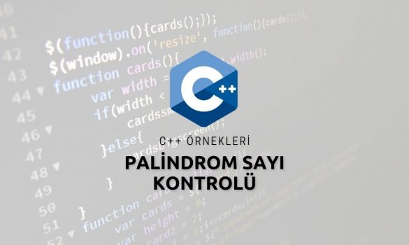 C++ Palindrom Sayı Kontrolü